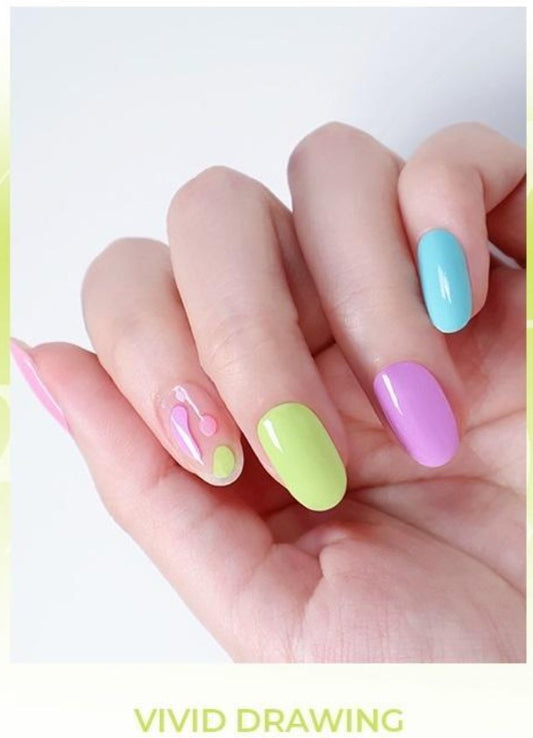 #4 Gel Nail Stickers - K Salon-Quality Nails at your Home!