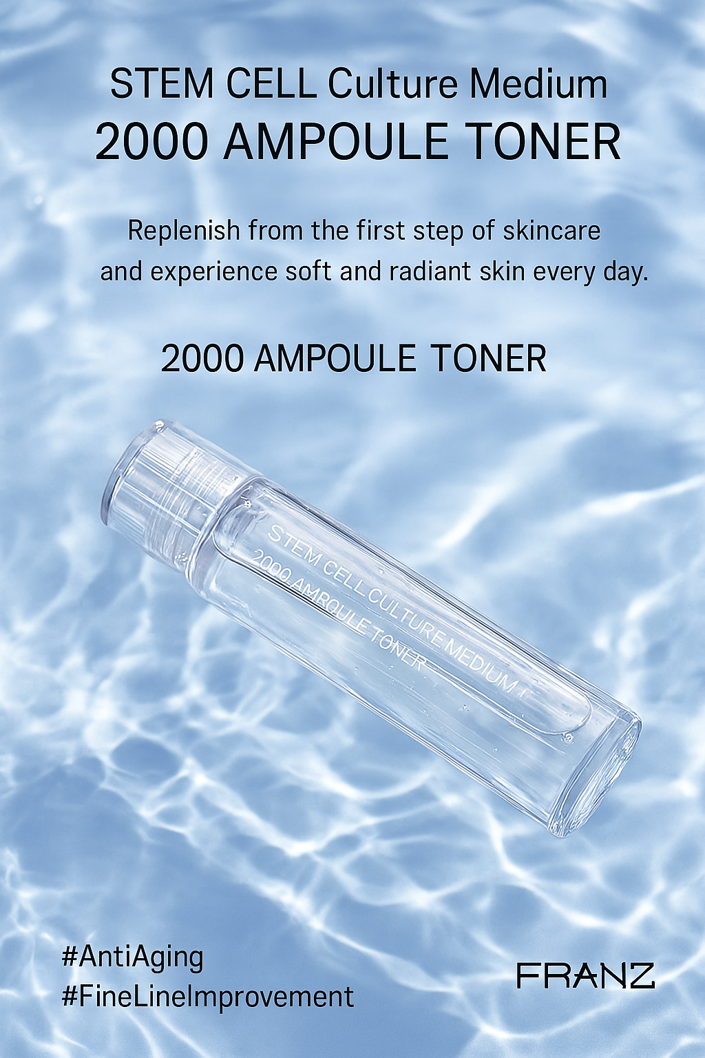 Stem Cell skincare - 2000 Ampoule Toner (150ml)