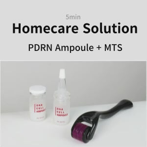 PDRN Ampoule (1 box) + MTS Set for Skin Regeneration! Contains 3000 PPM PDRN